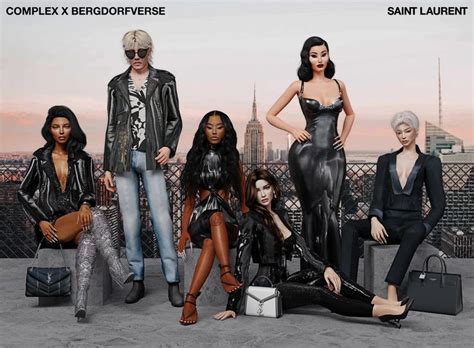 Sims 4 cc saint laurent 